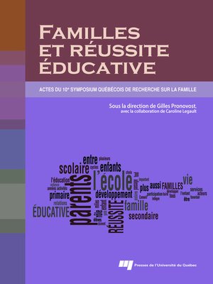cover image of Familles et réussite éducative